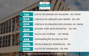 Programao mensal - AD Templo Arca 